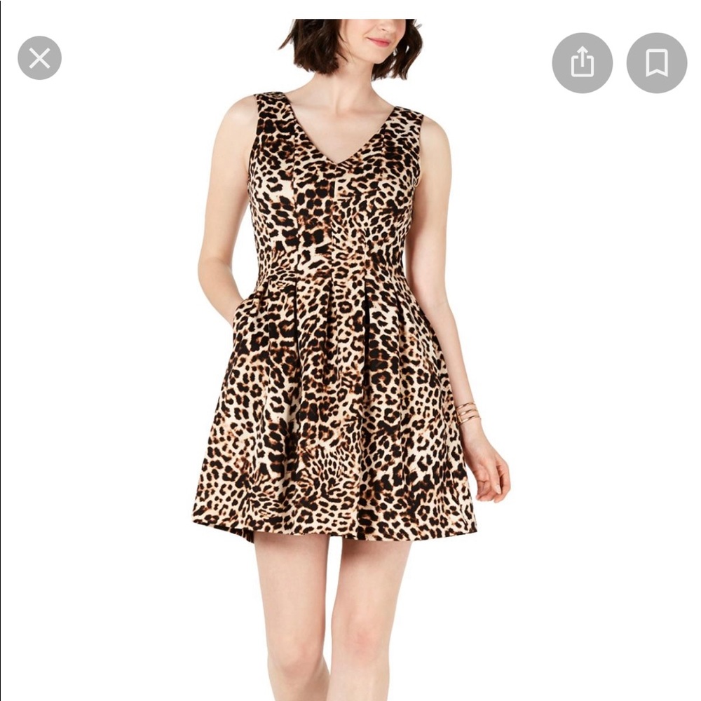 NEW LEOPARD MINI DRESS